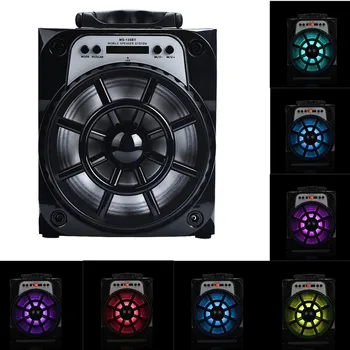 HIPERDEL Bluetooth Speaker Wireless Outdoor Portable Multimedia Colorful LED lights Speakers Super Bass USB AUX TF FM Radio C328
HIPERDEL Bluetooth Speaker Wireless Outdoor Portable Multimedia Colorful LED lights Speakers Super Bass USB AUX TF FM Radio C328