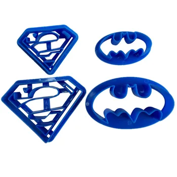 4Pcs/set Cookie Cutters Super Hero Batman And Superman Fondant Cake Biscuits Decoration Mold Kitchen Baking Pastry Tool CT2106
4Pcs/set Cookie Cutters Super Hero Batman And Superman Fondant Cake Biscuits Decoration Mold Kitchen Baking Pastry Tool CT2106