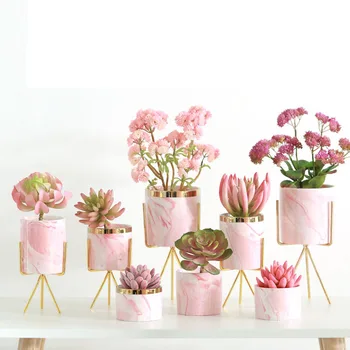 Nordic style Marble Pattern Pink Iron Ceramia Art Vase Table Flower Pot Wedding Home Decoration Decor For Livingroom
Nordic style Marble Pattern Pink Iron Ceramia Art Vase Table Flower Pot Wedding Home Decoration Decor For Livingroom