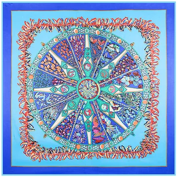 Hot! beautiful scarves 130*130cm Women New Fashion Twill Silk Small pepper rose ring Square Scarf high quality Fashion shawl
Hot! beautiful scarves 130*130cm Women New Fashion Twill Silk Small pepper rose ring Square Scarf high quality Fashion shawl
