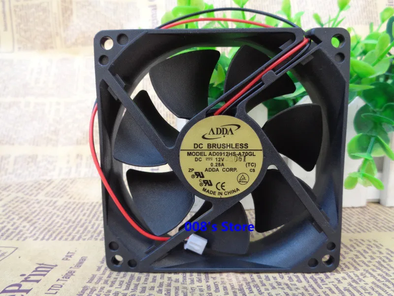 New CPU Cooler Fan For AD0912US-A70GL 9025 9cm 90*90*25mm 12V DC 0.25A 3300RPM 56.62CFM
New CPU Cooler Fan For AD0912US-A70GL 9025 9cm 90*90*25mm 12V DC 0.25A 3300RPM 56.62CFM