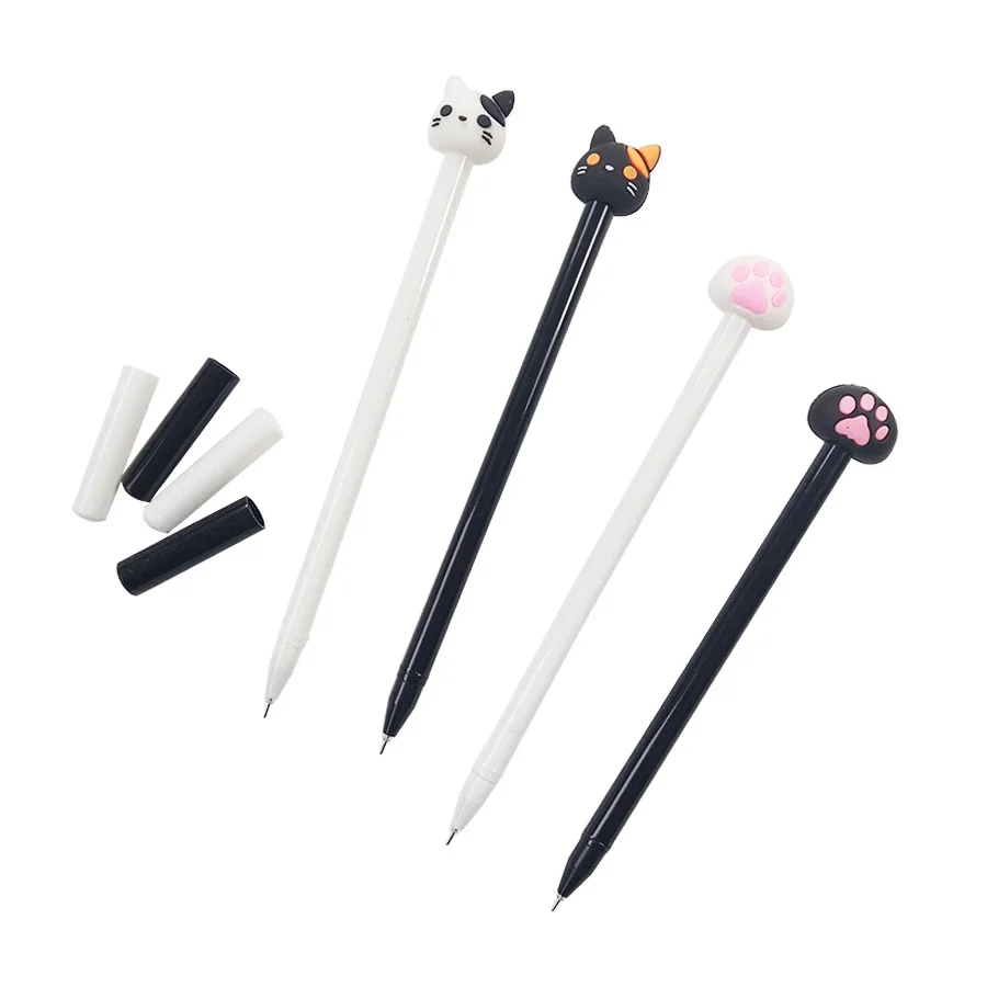 1Pcs/lot Kawaii Black White Cat Gel Pen Plastic Pens For Grils Gifts Supply Unique stationery Back to School & Party Favors
1Pcs/lot Kawaii Black White Cat Gel Pen Plastic Pens For Grils Gifts Supply Unique stationery Back to School & Party Favors