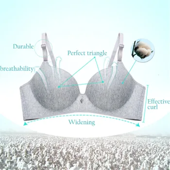 2019 Seamless Bra For Ladies One-Piece Brassiere Colored Cotton Underwear Wire Free Bralette
2019 Seamless Bra For Ladies One-Piece Brassiere Colored Cotton Underwear Wire Free Bralette