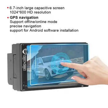 7 Inch 4-core Bluetooth 4.0 Car MP5 Player GPS Navigator Radio Player For Android 8.1 1024*600 capacitive screen Intelligence
7 Inch 4-core Bluetooth 4.0 Car MP5 Player GPS Navigator Radio Player For Android 8.1 1024*600 capacitive screen Intelligence