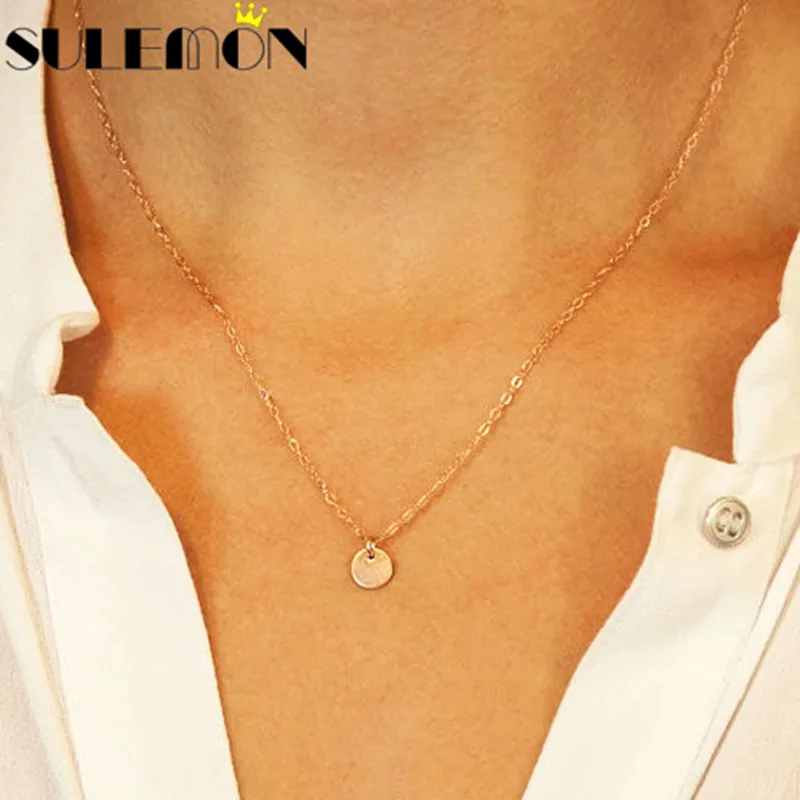 Minimal Delicate Sequins Gold Coins Necklace Chain For Women Tiny Gold Color Filled Blank Disc Tiny Mini Disk Necklaces Jewelry
Minimal Delicate Sequins Gold Coins Necklace Chain For Women Tiny Gold Color Filled Blank Disc Tiny Mini Disk Necklaces Jewelry