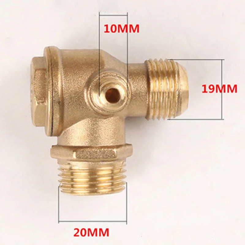1pc Check Valve Air Compressor Tool Corrosion resistance Check Valve 3-Port Threaded Replacement Connector Useful
1pc Check Valve Air Compressor Tool Corrosion resistance Check Valve 3-Port Threaded Replacement Connector Useful
