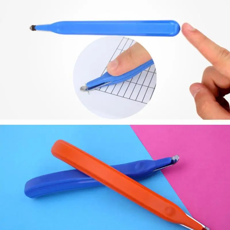 1pc Hand Holder Magnetic Staple Remover Plastic Rubber Staple Remover Tool Multicolor Students Stationery School Office Supplies
1pc Hand Holder Magnetic Staple Remover Plastic Rubber Staple Remover Tool Multicolor Students Stationery School Office Supplies