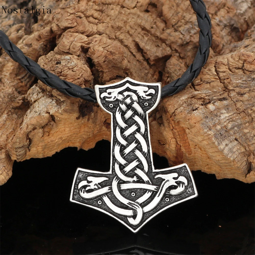 Men Necklace Norse Viking Amulet Ravens Of Large Thor Hammer Mjolnir Odin face Amulet Pendant Necklace Leather chain
Men Necklace Norse Viking Amulet Ravens Of Large Thor Hammer Mjolnir Odin face Amulet Pendant Necklace Leather chain