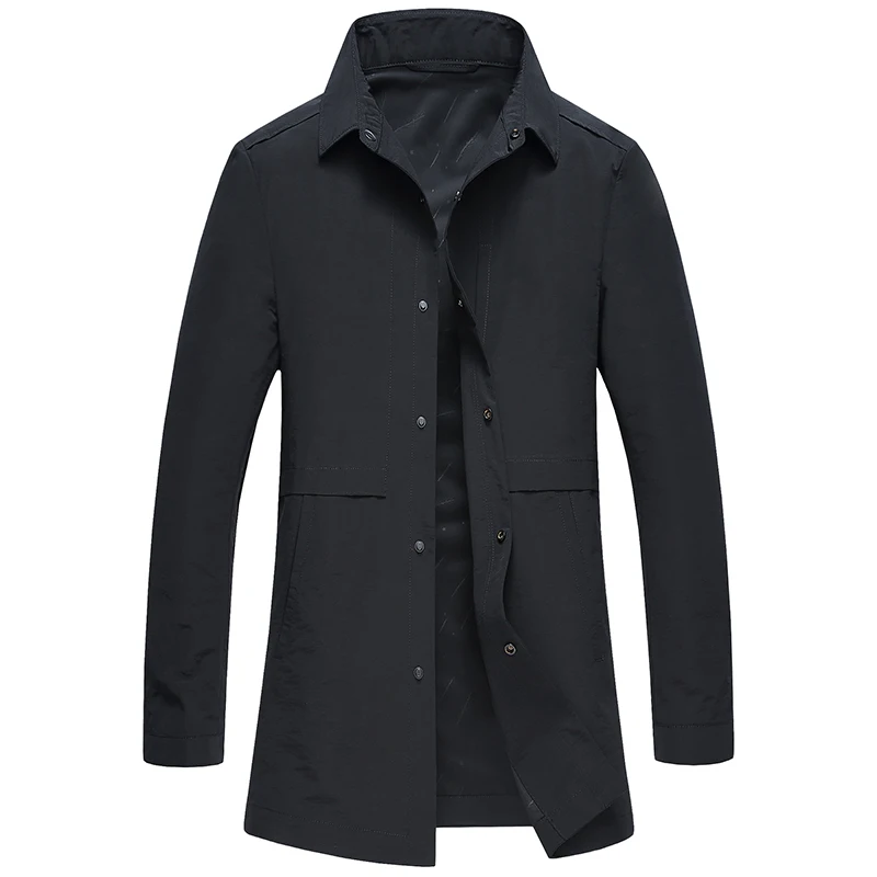 spring autumn New Brand 2019 Male Overcoat Long Jacket Coat Men Jackets Top Men's Leisure Cotton Trench Masculina Windbreaker
spring autumn New Brand 2019 Male Overcoat Long Jacket Coat Men Jackets Top Men's Leisure Cotton Trench Masculina Windbreaker