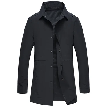 spring autumn New Brand 2019 Male Overcoat Long Jacket Coat Men Jackets Top Men's Leisure Cotton Trench Masculina Windbreaker
spring autumn New Brand 2019 Male Overcoat Long Jacket Coat Men Jackets Top Men's Leisure Cotton Trench Masculina Windbreaker