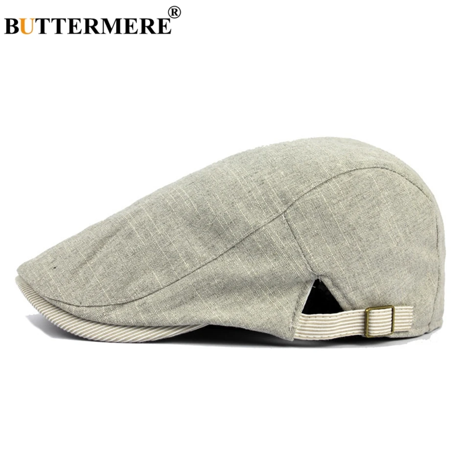 BUTTERMERE Linen Berets Flat Caps Mens Gray Cotton Duckbill Hat Male Adjustable Casual Cabbie Cap Spring Summer Thin Driving Cap
BUTTERMERE Linen Berets Flat Caps Mens Gray Cotton Duckbill Hat Male Adjustable Casual Cabbie Cap Spring Summer Thin Driving Cap