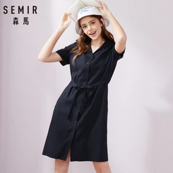 SEMIR Dress women 2019 summer new bandage linen party outing top clothes short sleeve elegant dresses for woman
SEMIR Dress women 2019 summer new bandage linen party outing top clothes short sleeve elegant dresses for woman