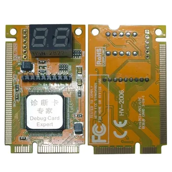 3 in 1 Mini PCI-E LPC PC Analyzer Tester POST Card Test For Notebook Laptop Hexadecimal Character Display
3 in 1 Mini PCI-E LPC PC Analyzer Tester POST Card Test For Notebook Laptop Hexadecimal Character Display