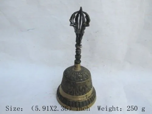 Copper Brass Home Metal Crafts The ancient classical old bronze bell bell buddhist weapons
Copper Brass Home Metal Crafts The ancient classical old bronze bell bell buddhist weapons