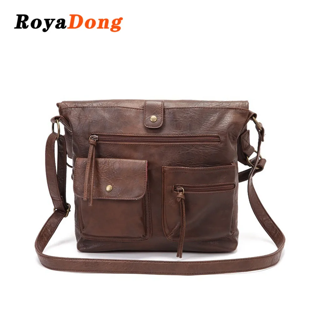 RoyaDong PU Leather Women Handbags Big Bag For Ladies High Quality Casual Female Bags Brand Girl's Shoulder Bag Business Packets
RoyaDong PU Leather Women Handbags Big Bag For Ladies High Quality Casual Female Bags Brand Girl's Shoulder Bag Business Packets