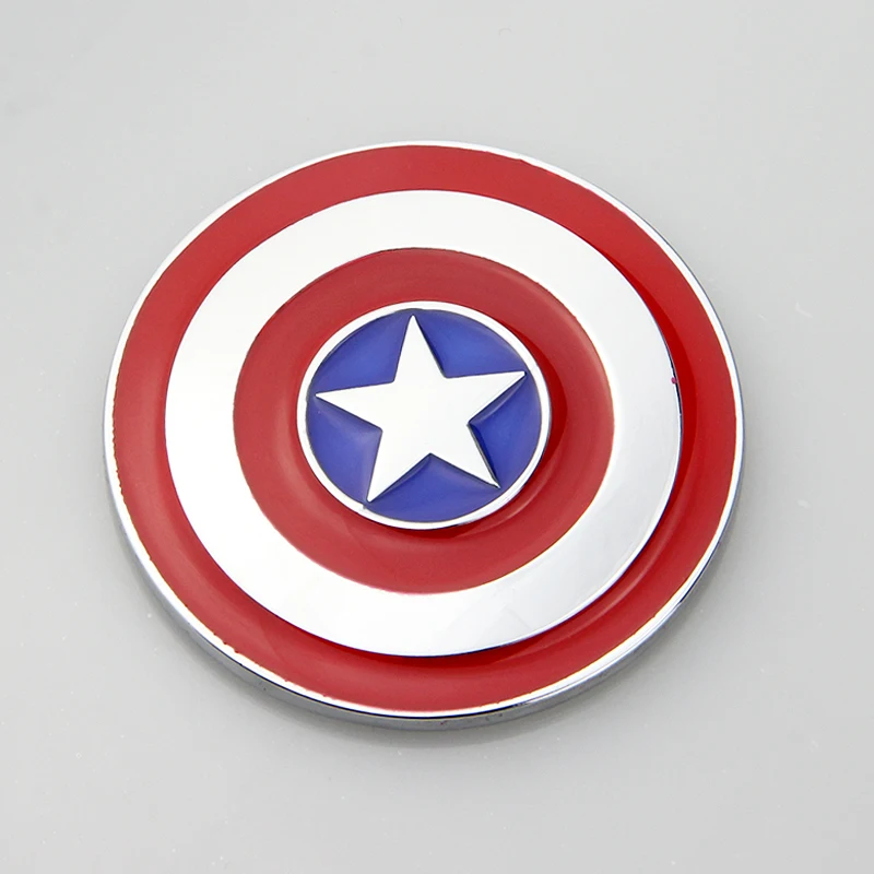 7cm Full Metal Car Exterior Styling Decoration Chrome Metal Captain America Shield Logo Car Emblems Stickers Accessory
7cm Full Metal Car Exterior Styling Decoration Chrome Metal Captain America Shield Logo Car Emblems Stickers Accessory