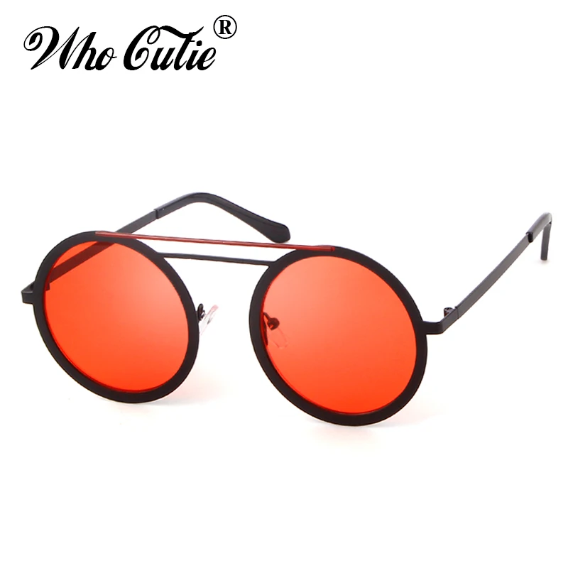 WHO CUTIE 2018 Round Pink Sunglasses Women Men Brand Designer Retro Metal Frame Flat Top Mirror Lens 90S Sun Glasses Shades 550
WHO CUTIE 2018 Round Pink Sunglasses Women Men Brand Designer Retro Metal Frame Flat Top Mirror Lens 90S Sun Glasses Shades 550