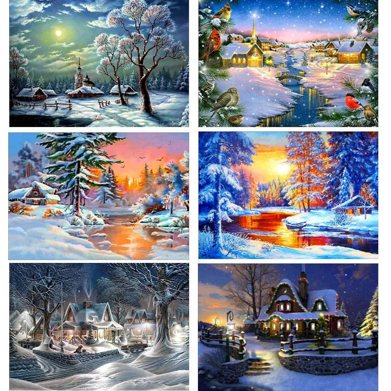 5D DIY Diamond Embroidered Landscape Snow Night with Cabana Pattern with Round Water Diamond Mosaic Cross Stitch
5D DIY Diamond Embroidered Landscape Snow Night with Cabana Pattern with Round Water Diamond Mosaic Cross Stitch