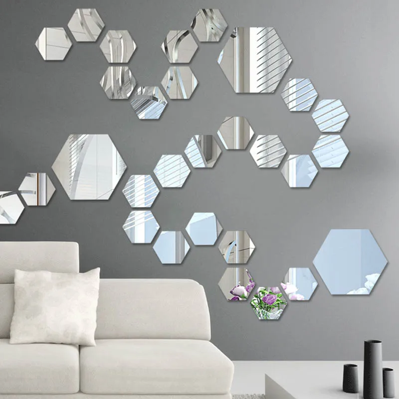 Hexagonal mirror 12 Self adhesive Wall Decoration Acrylic Mirrored Decorative Sticker Room Decoration DIY Wall Art Home Decor
Hexagonal mirror 12 Self adhesive Wall Decoration Acrylic Mirrored Decorative Sticker Room Decoration DIY Wall Art Home Decor