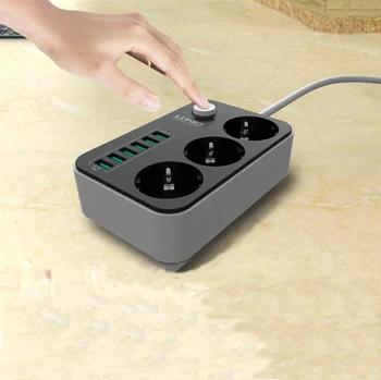 New arrival Original EU plug version Power Socket Strip 3 Sockets 3 USB port Extension Patch Board for home
New arrival Original EU plug version Power Socket Strip 3 Sockets 3 USB port Extension Patch Board for home