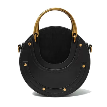 Botom Brand Women Round Metal Handbag Lovely Luxurious Genuine Leather Messenger Bags Ladies Rivet Crossbody Bag Fashion Style
Botom Brand Women Round Metal Handbag Lovely Luxurious Genuine Leather Messenger Bags Ladies Rivet Crossbody Bag Fashion Style