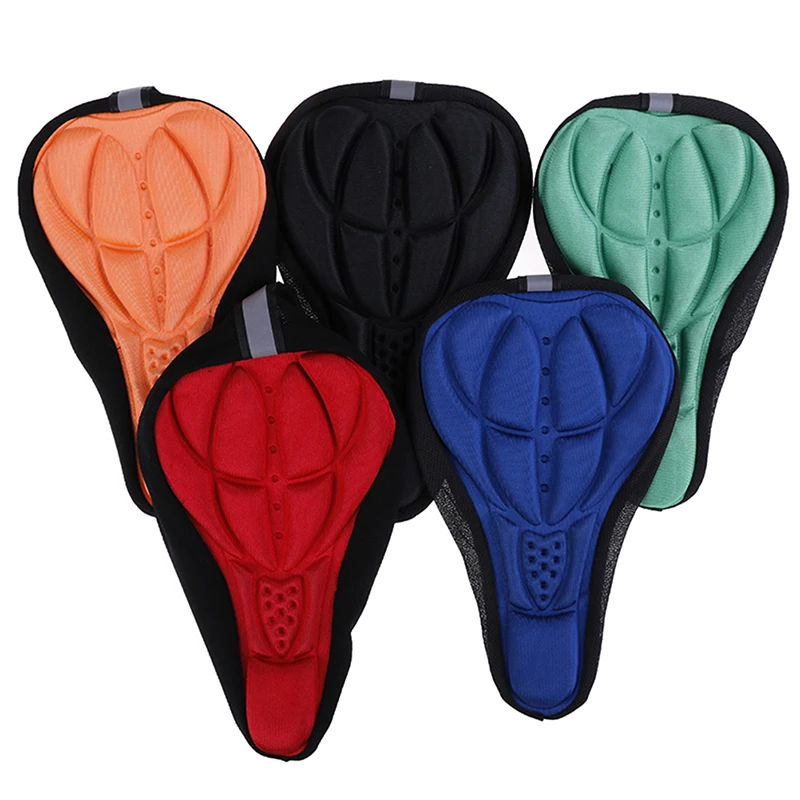 Bicycle Saddle Seat Mountain Bike Cycling Thickened Extra Comfort Ultra Soft Silicone 3D Gel Pad Cushion Cover 5 Colors
Bicycle Saddle Seat Mountain Bike Cycling Thickened Extra Comfort Ultra Soft Silicone 3D Gel Pad Cushion Cover 5 Colors