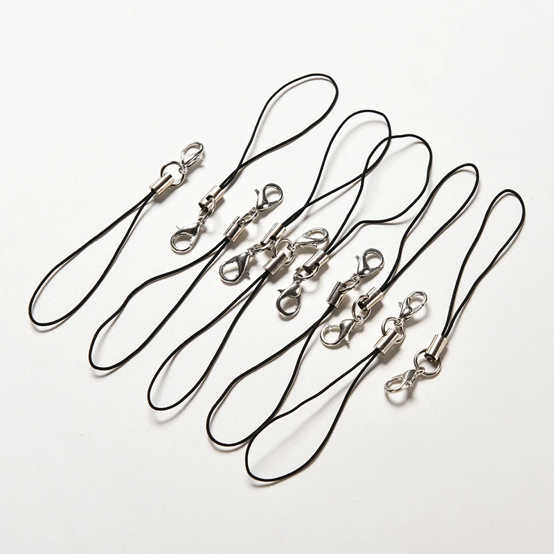 100Pcs/lot Cell Phone Strap Lanyard Line Universal Black Silver Tone DIY Mobile Phone Strap Tool for Squishy Toys
100Pcs/lot Cell Phone Strap Lanyard Line Universal Black Silver Tone DIY Mobile Phone Strap Tool for Squishy Toys