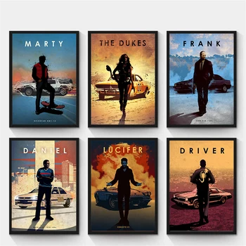High definition Various movie protagonist man and car movie poster white kraft paper poster wall sticker decorative painting
High definition Various movie protagonist man and car movie poster white kraft paper poster wall sticker decorative painting