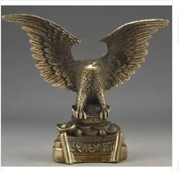 Art Bronze home decoration Folk Culture Copper Delicate Chinese Vintage Handwork Wealth Succeed Eagle Statue
Art Bronze home decoration Folk Culture Copper Delicate Chinese Vintage Handwork Wealth Succeed Eagle Statue