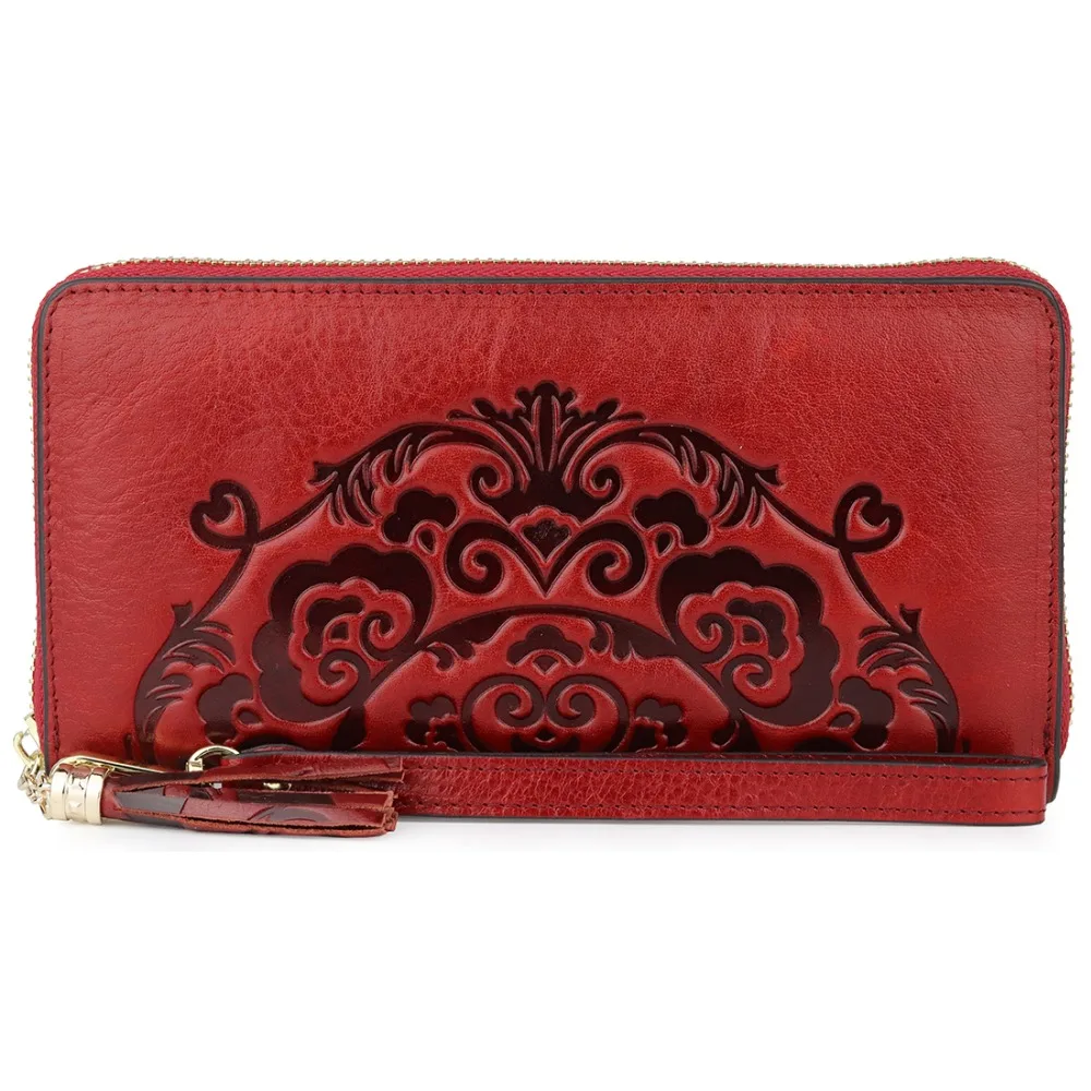 2019 Fashion Women Embossing Floral Wallet Purse Female Long Genuine Cow Leather Red/Green/Black Ladies Coin Wallets Mini Wallet
2019 Fashion Women Embossing Floral Wallet Purse Female Long Genuine Cow Leather Red/Green/Black Ladies Coin Wallets Mini Wallet
