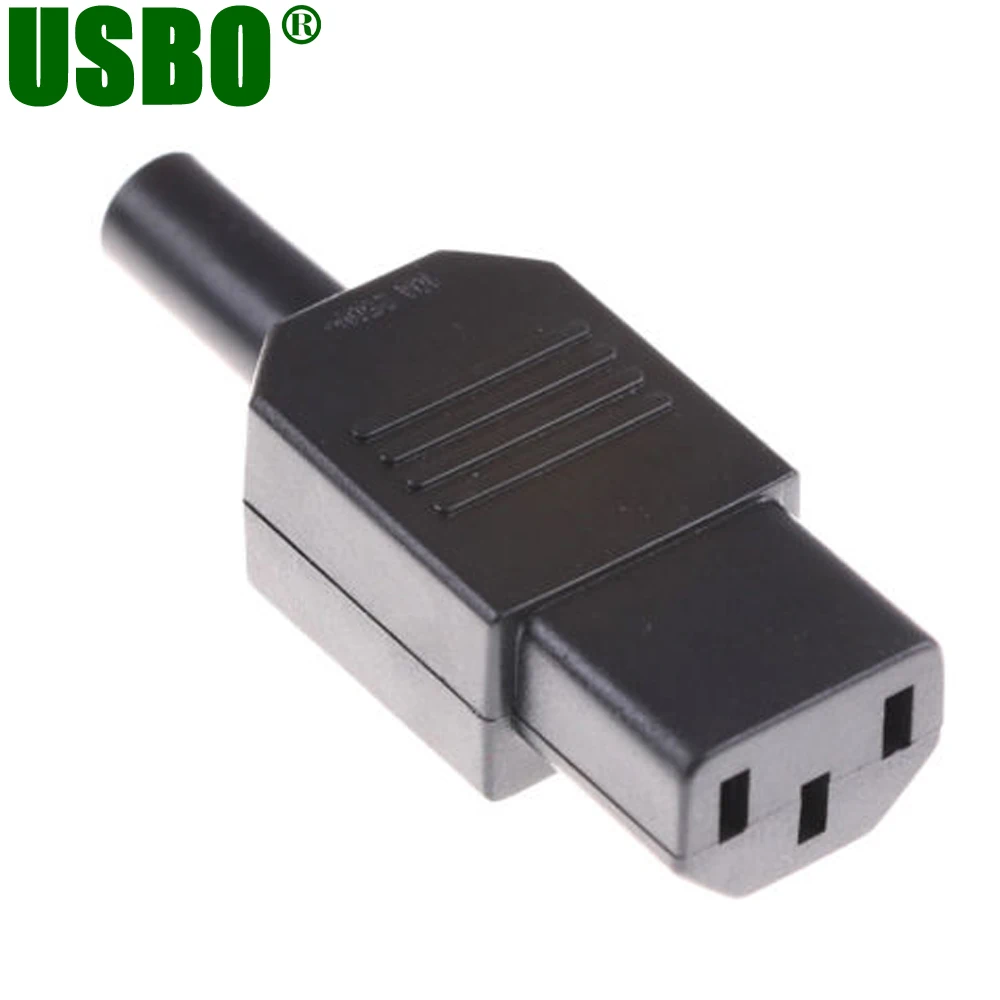 New Wholesale Price 10A 250V Black IEC C13 female Plug Rewirable Power Connector 3 pin AC Socket
New Wholesale Price 10A 250V Black IEC C13 female Plug Rewirable Power Connector 3 pin AC Socket