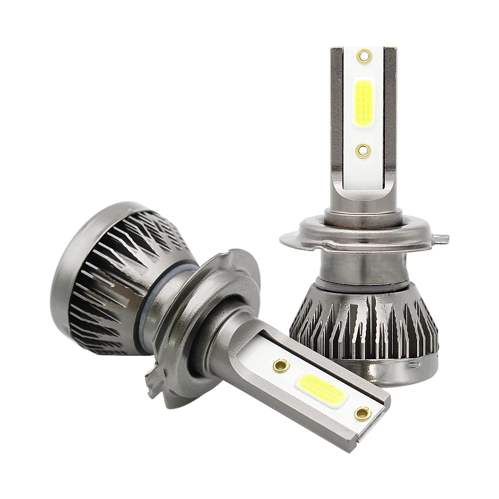 2pcs Mini LED H1 H4 H7 H11 9005 9006 Car Headlight Bulbs 12V Super Bright COB LED Light Bulb Auto Headlamp Kit 6000K
2pcs Mini LED H1 H4 H7 H11 9005 9006 Car Headlight Bulbs 12V Super Bright COB LED Light Bulb Auto Headlamp Kit 6000K