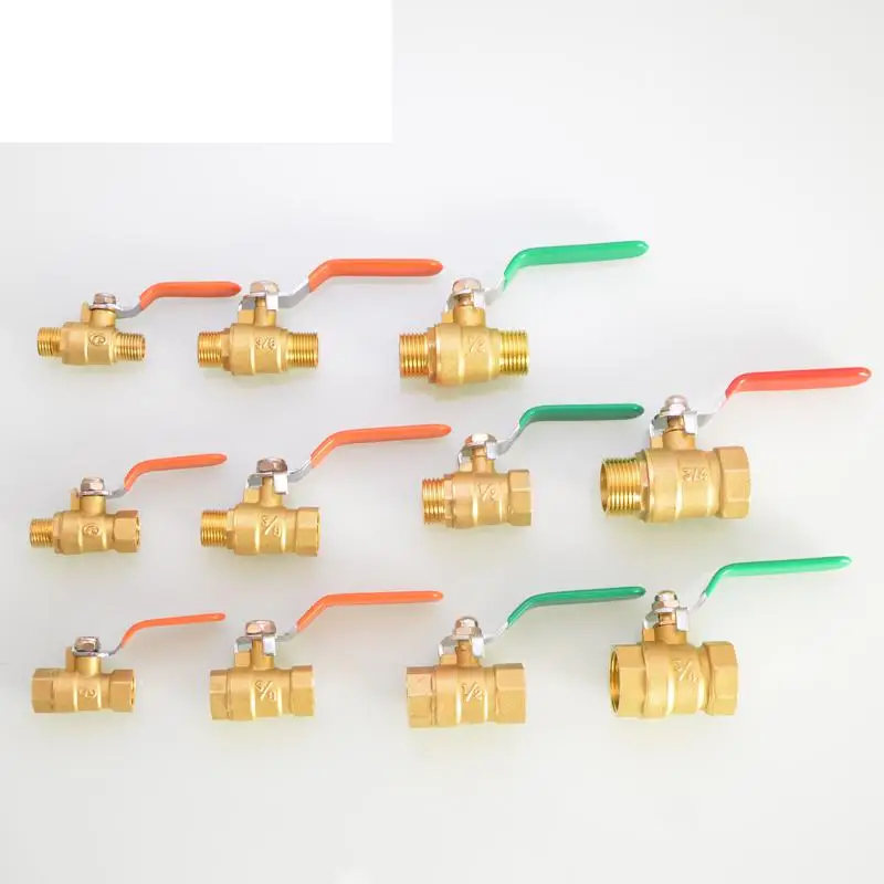 1/2" 3/4" OD 12 Female Male thread Copper Ball Valve Natural Gas Valve Switch Water Heater Pneumatic Water Pipe
1/2" 3/4" OD 12 Female Male thread Copper Ball Valve Natural Gas Valve Switch Water Heater Pneumatic Water Pipe