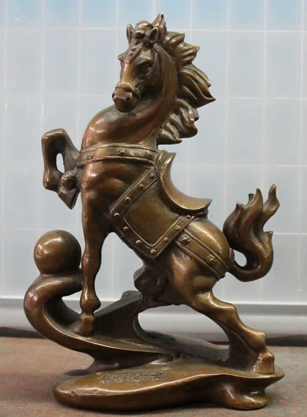 shitou 002756 12" Chinese Bronze Zodiac Year run succeed Horse Statue sculpture Feng Shui
shitou 002756 12" Chinese Bronze Zodiac Year run succeed Horse Statue sculpture Feng Shui