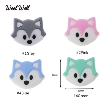 Woel Well 5PCS BPA Free Cartoon Silicone Beads Mini Fox Baby Teether Teething Necklace Toys DIY Nursing Beads children Gifts
Woel Well 5PCS BPA Free Cartoon Silicone Beads Mini Fox Baby Teether Teething Necklace Toys DIY Nursing Beads children Gifts