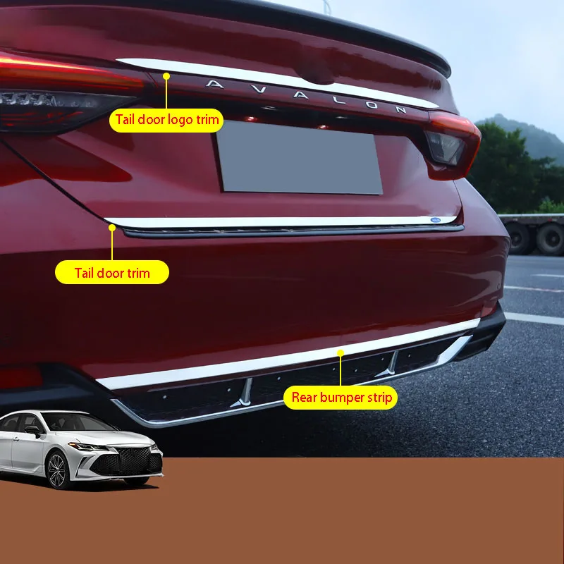 Tail door trim exterior decoration special accessories decorative bright strip For Toyota AVALON 2019 2020
Tail door trim exterior decoration special accessories decorative bright strip For Toyota AVALON 2019 2020