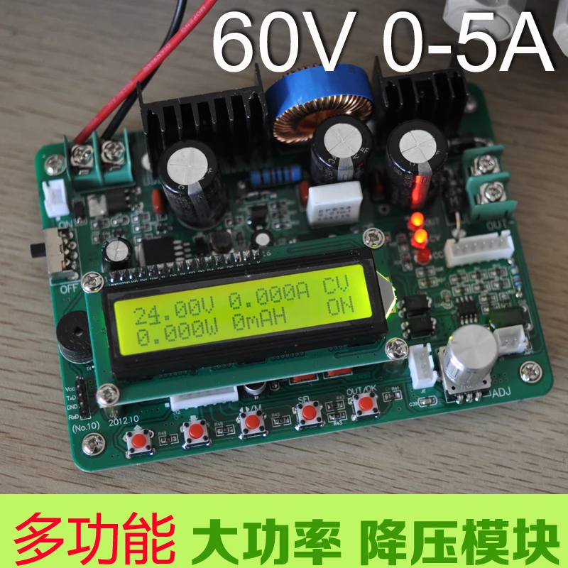 DC-DC High Power DC Regulated Power Supply 60V5A Step-down Module Constant Current Constant Voltage Multi Function
DC-DC High Power DC Regulated Power Supply 60V5A Step-down Module Constant Current Constant Voltage Multi Function