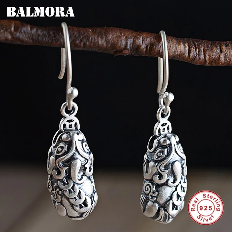 BALMORA 925 Sterling Silver Animal Brave Troops Dangle Earrings for Women Mother Gift Vintage Fashion Jewelry Brincos SY31595
BALMORA 925 Sterling Silver Animal Brave Troops Dangle Earrings for Women Mother Gift Vintage Fashion Jewelry Brincos SY31595