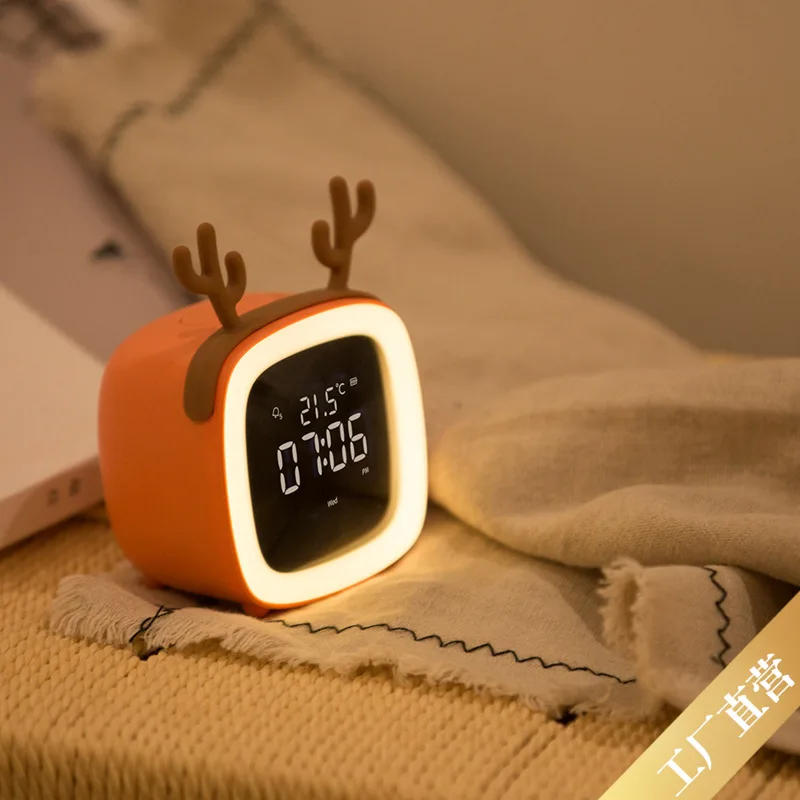 TV Night Lamp Alarm Clock LED Display with Thermometer Multifunctional Clock Bedside Children Multifunctional Sleeping Clock
TV Night Lamp Alarm Clock LED Display with Thermometer Multifunctional Clock Bedside Children Multifunctional Sleeping Clock