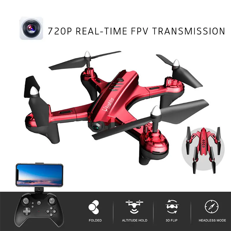 Fashion Cool Folding Drone WIFI FPV 640P/720P HD Camera Stable Gimbal Headless Mode 4CH 6-Axis One-button Take-off Quadcopter
Fashion Cool Folding Drone WIFI FPV 640P/720P HD Camera Stable Gimbal Headless Mode 4CH 6-Axis One-button Take-off Quadcopter