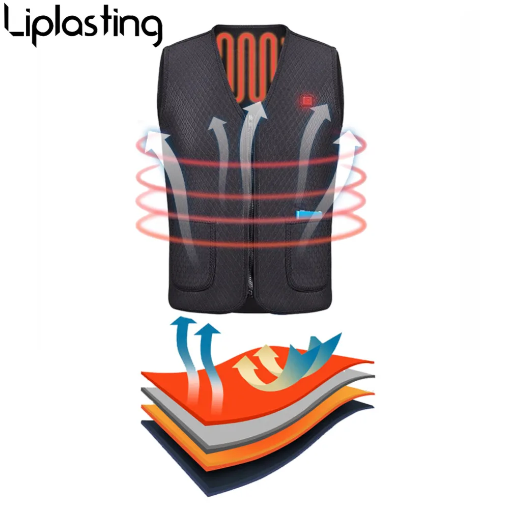 NEW camping heated motorcycle vest battery woman men vest winter warm thick vest Power supply charging size s-xxxl black
NEW camping heated motorcycle vest battery woman men vest winter warm thick vest Power supply charging size s-xxxl black