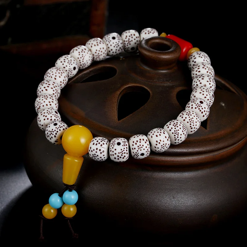 New Handmade Imitation Star Moon Stone Beads Bracelets For Women Men Wooden Beads Pendant Hand Chain Meditation Rosary Jewelry
New Handmade Imitation Star Moon Stone Beads Bracelets For Women Men Wooden Beads Pendant Hand Chain Meditation Rosary Jewelry