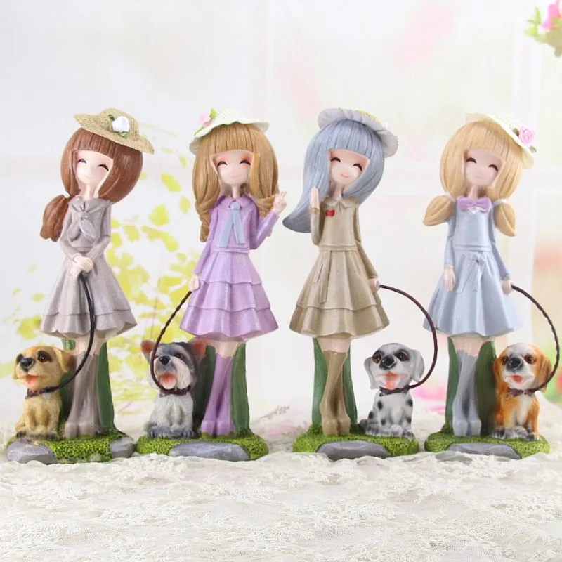 Beautiful Girl Holding Dog Figurine The Girl Dress Resin Ornament For Living Room Office Wash Sick Girl home Decoration
Beautiful Girl Holding Dog Figurine The Girl Dress Resin Ornament For Living Room Office Wash Sick Girl home Decoration