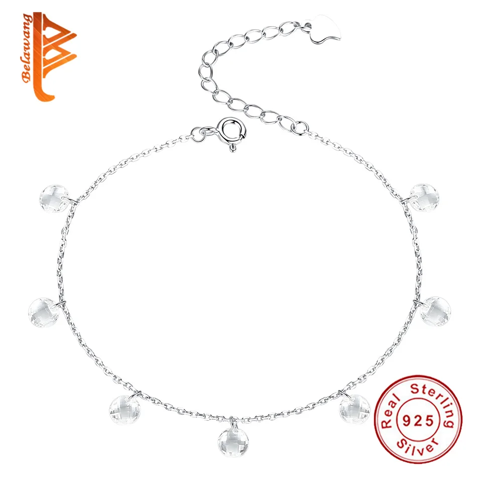 BELAWANG New 100% 925 Sterling Silve Bracelet Cubic Zirconia Bracelet Adjustable Link Chain Bracelet for Women Fine Jewelry
BELAWANG New 100% 925 Sterling Silve Bracelet Cubic Zirconia Bracelet Adjustable Link Chain Bracelet for Women Fine Jewelry
