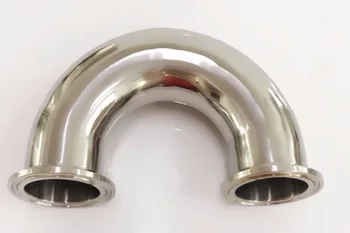 51mm O/D 2" Tri Clamp 304 Stainless Steel Sanitary Ferrule 180 Degree Return Bend Elbow Three Clover Pipe Fitting For Homebrew
51mm O/D 2" Tri Clamp 304 Stainless Steel Sanitary Ferrule 180 Degree Return Bend Elbow Three Clover Pipe Fitting For Homebrew