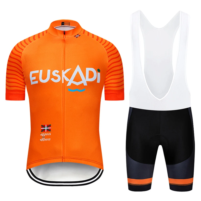 2019 New Orange EUSKADI Cycling Clothing Bike jersey Quick Dry Ropa Ciclismo Bicycle team Pro Cycling Jersey bike shorts set
2019 New Orange EUSKADI Cycling Clothing Bike jersey Quick Dry Ropa Ciclismo Bicycle team Pro Cycling Jersey bike shorts set