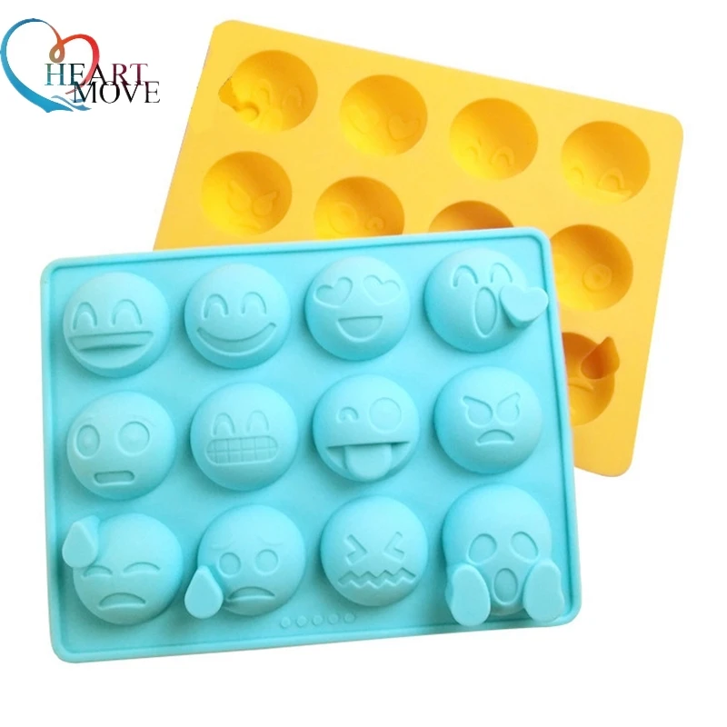 Creative 1Pc 12 Holes QQ Expression Cake Silicone Molds Lovely Emoji Expression Fondant Chocolate Ice Molds DIY Baking Tool 9424
Creative 1Pc 12 Holes QQ Expression Cake Silicone Molds Lovely Emoji Expression Fondant Chocolate Ice Molds DIY Baking Tool 9424