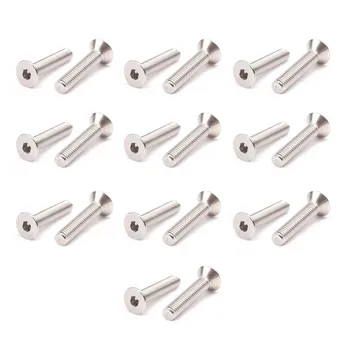 M6 x 16mm Metric Hex Socket Countersunk Flat Head Screw Bolts 20PCS
M6 x 16mm Metric Hex Socket Countersunk Flat Head Screw Bolts 20PCS