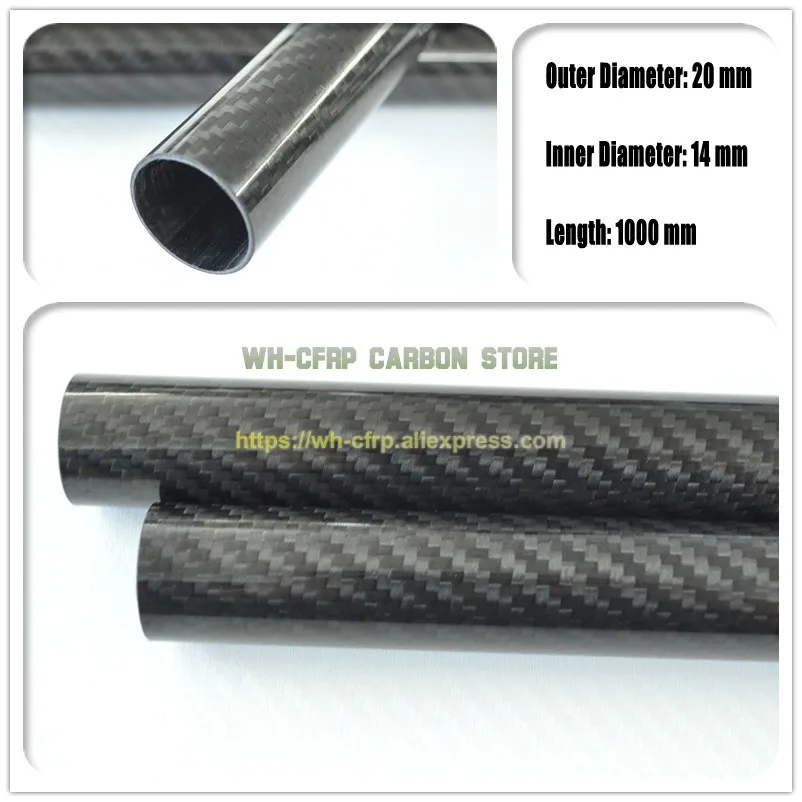 20mm ODx 14mm ID Carbon Fiber Tube 3k 1000MM Long (Roll Wrapped) carbon pipe , with 100% full carbon, Japan 3k improve material
20mm ODx 14mm ID Carbon Fiber Tube 3k 1000MM Long (Roll Wrapped) carbon pipe , with 100% full carbon, Japan 3k improve material
