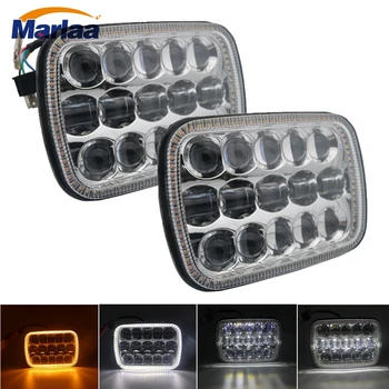 Marlaa 2x 7x6 Inch LED Headlights H4 Headlamp for Jeep Wrangler YJ Cherokee Comanche 5x7" Led Square Headlights White Amber Halo
Marlaa 2x 7x6 Inch LED Headlights H4 Headlamp for Jeep Wrangler YJ Cherokee Comanche 5x7" Led Square Headlights White Amber Halo